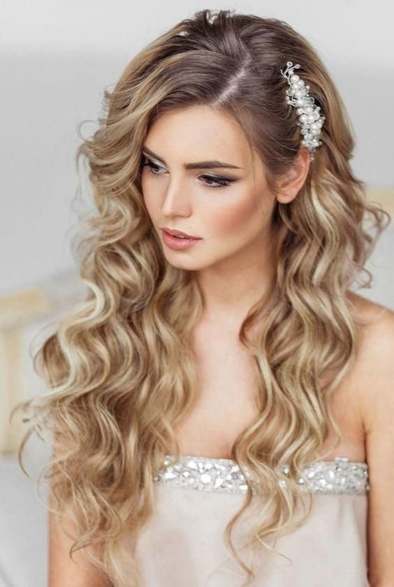 55 Chic Wedding Hairstyles for Long Hair  hitchedcouk