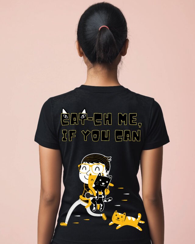 Cat-ch Me If You Can - Tshirt For Women