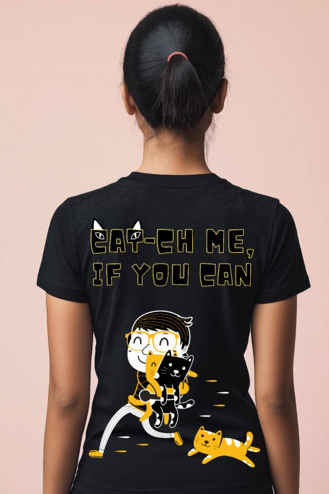 Cat-ch Me If You Can - Tshirt For Women