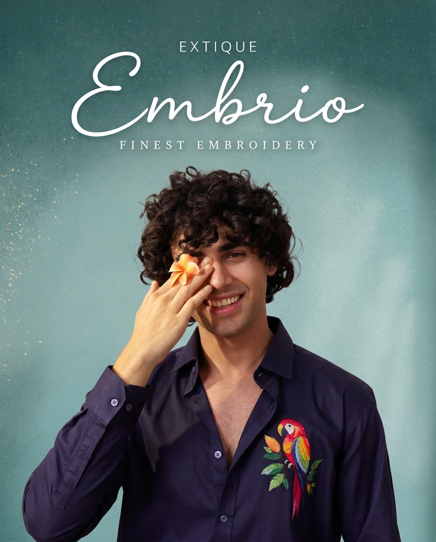 extique embroidery shirts mobile